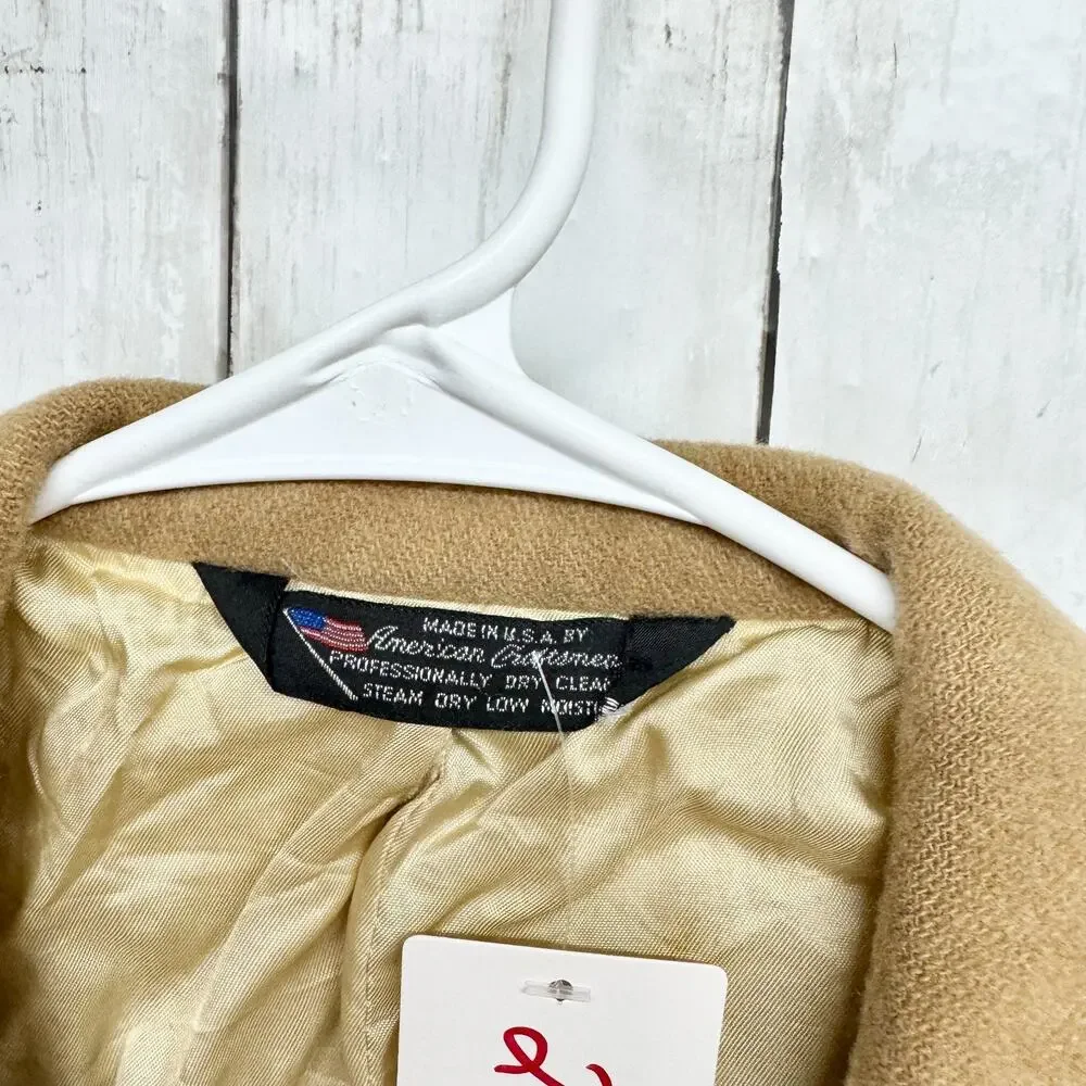 Vtg Camel Hair Norm Thompson Jacket Men Chest 44